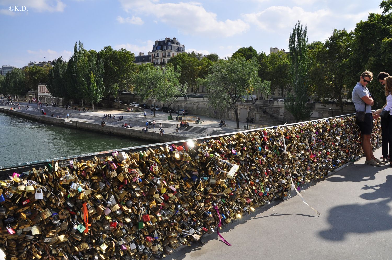 'Schlüsselbrücke in Paris' (1)