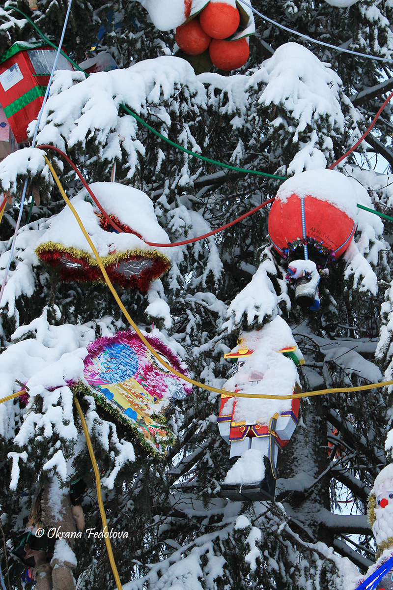 Schmuck am Neujahrbaum