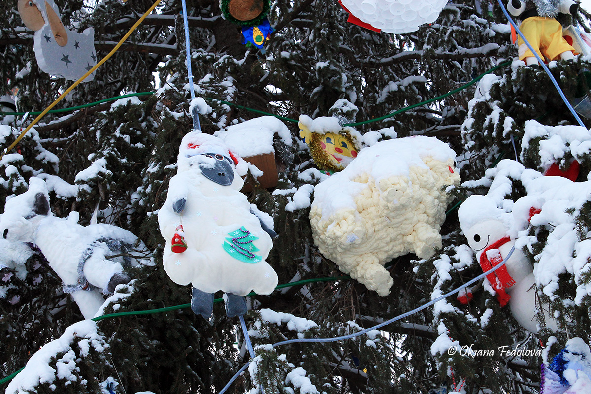 Schmuck am Neujahrbaum