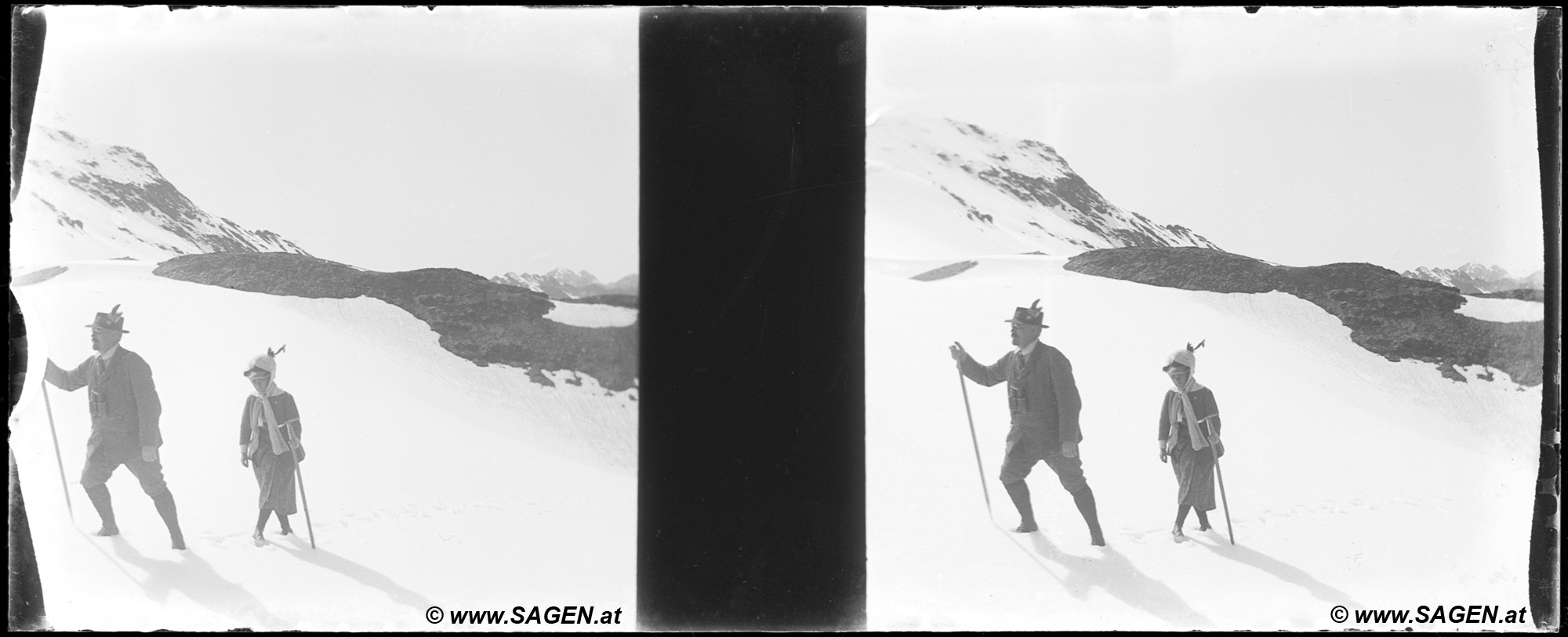 Schneewanderung Südtirol