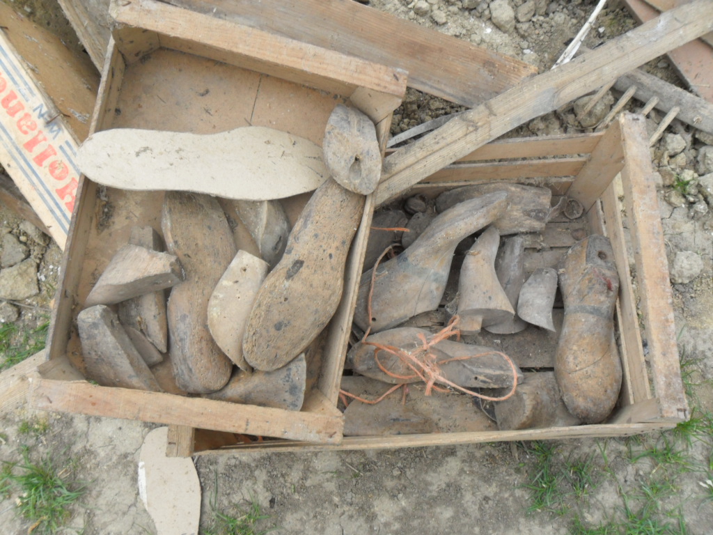 Schuhleisten  des Schuhmachermeisters Horvath in Lutzmannsburg (Bezirk OP)