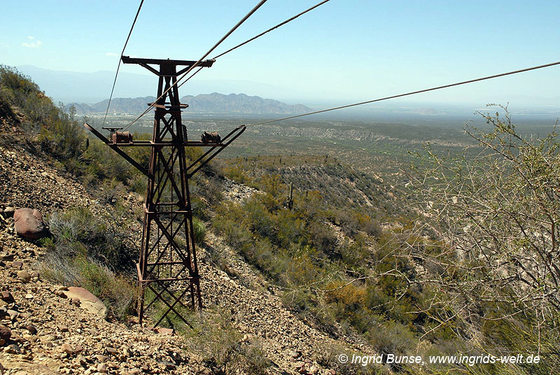 Seilbahn Mina La Mejicana