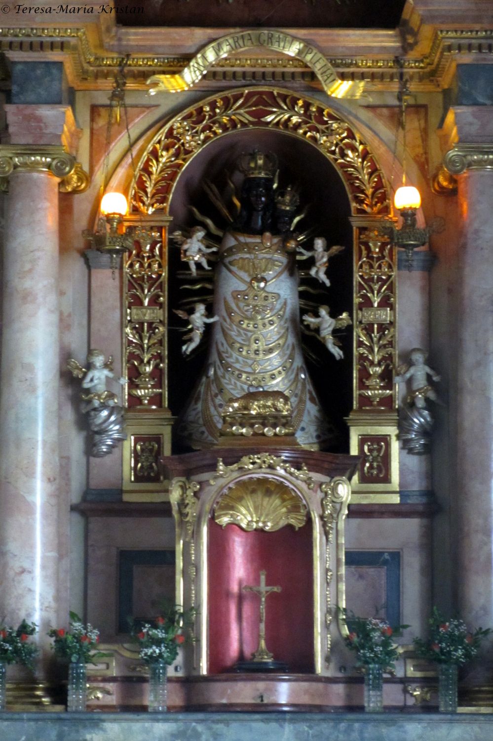 Seitenaltar Loreto-Kirche Salzburg-Segen v.Loreto-Kindl abholen