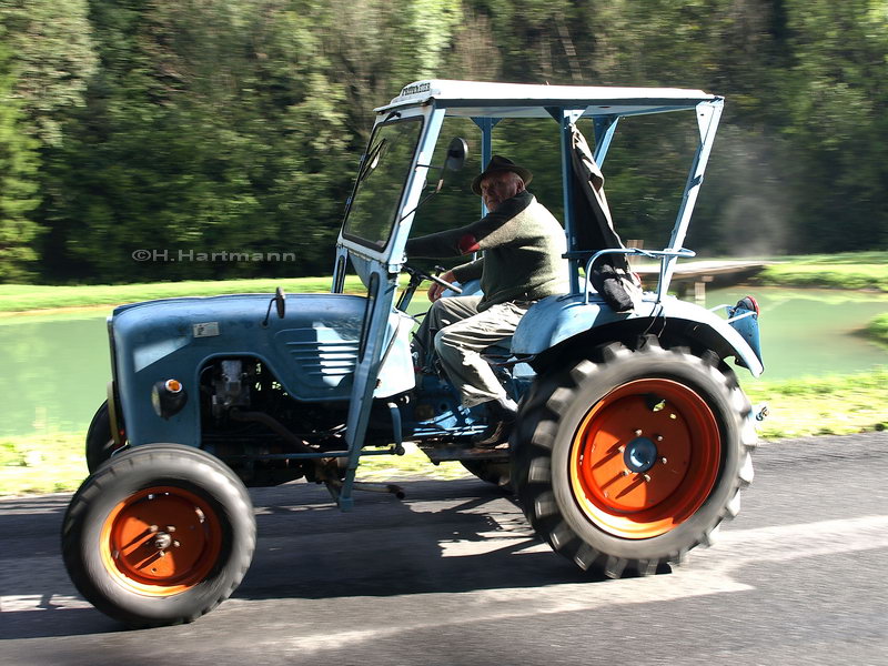 Senior auf Senior - Traktor