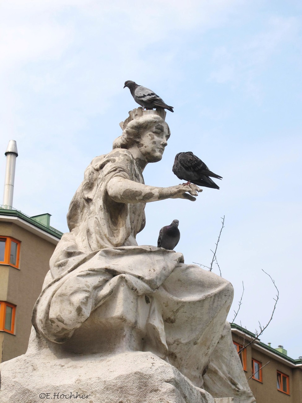 Siebenbrunnen am Siebenbrunnenplatz im 5. Wiener Gemeindebezirk Margareten