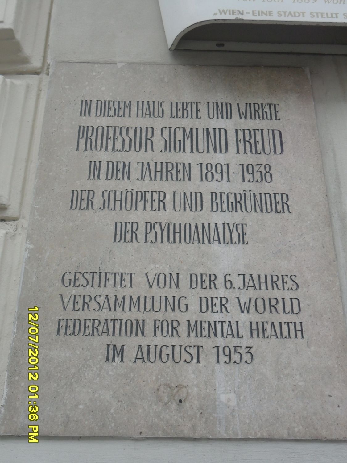 Sigmund Freud Berggasse 19