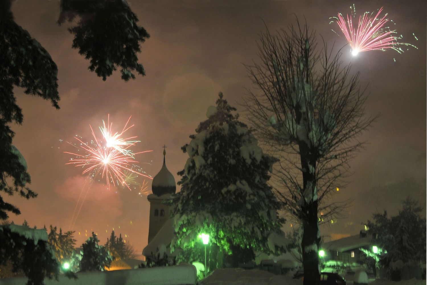 Silvesterfeuerwerk Telfs, Tirol