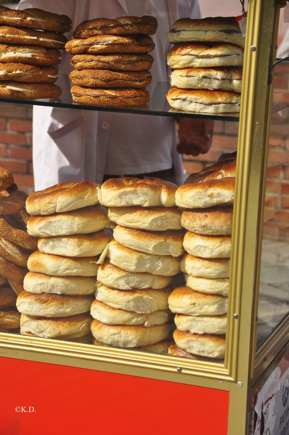 Simit-Verkäufer in Istanbul