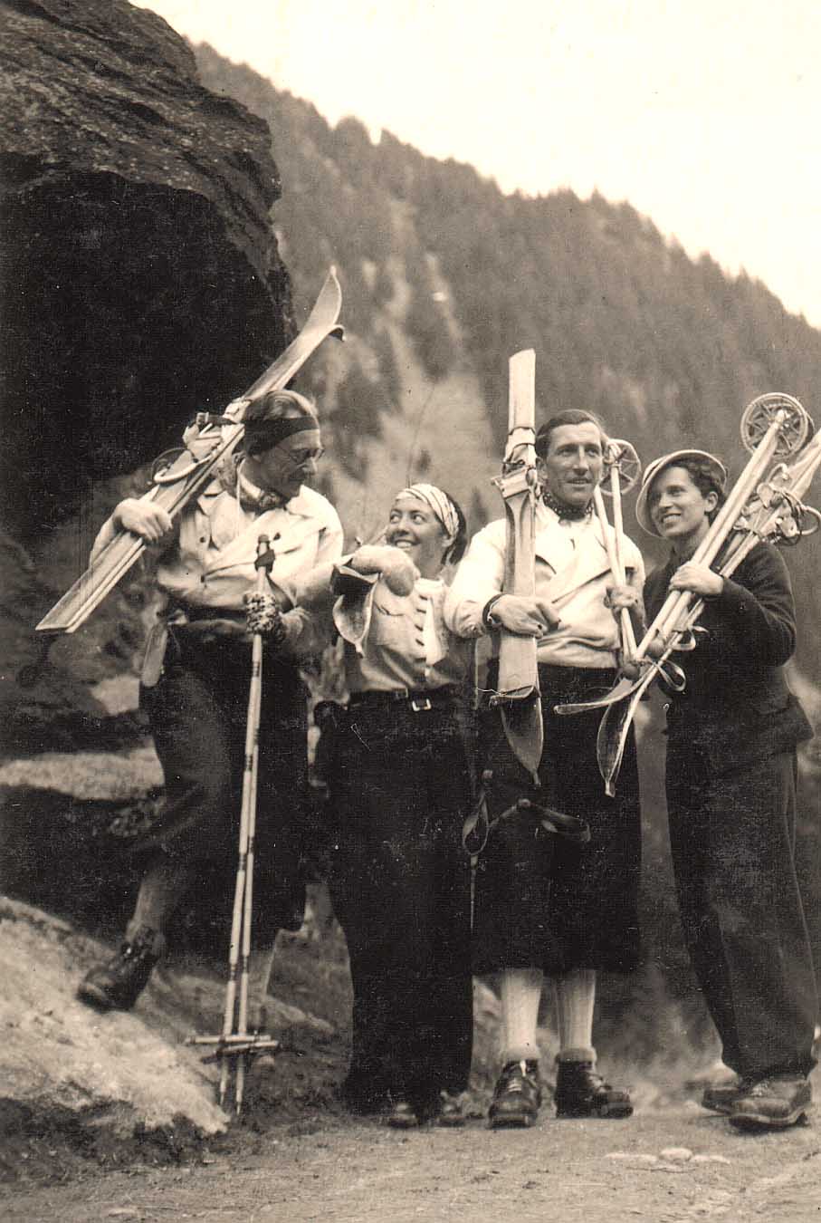 Skifahrer 1930er