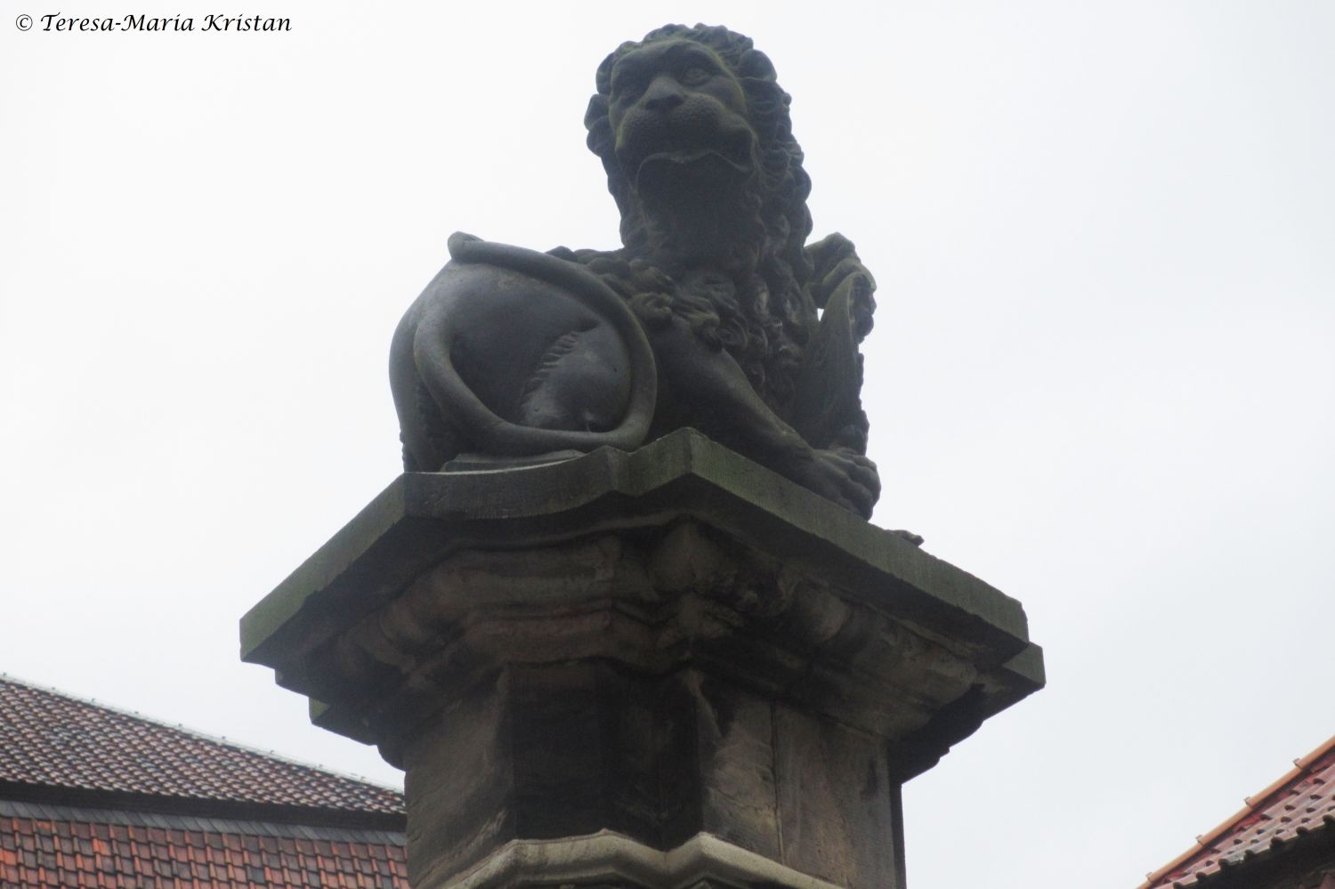 Skulptur beim Heineanum, Halberstadt