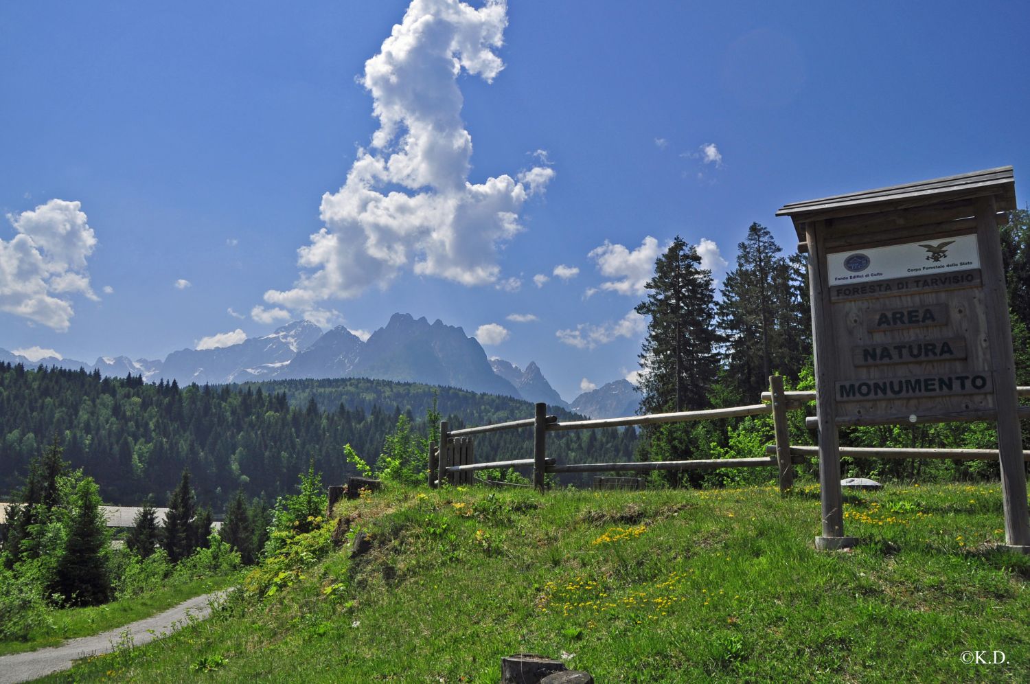 Sogenanntes Franzosendenkmal in Tarvisio