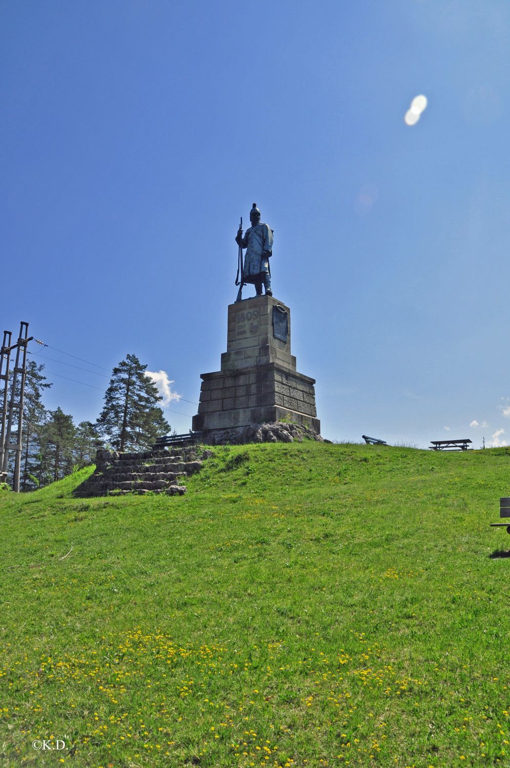 Sogenanntes Franzosendenkmal in Tarvisio