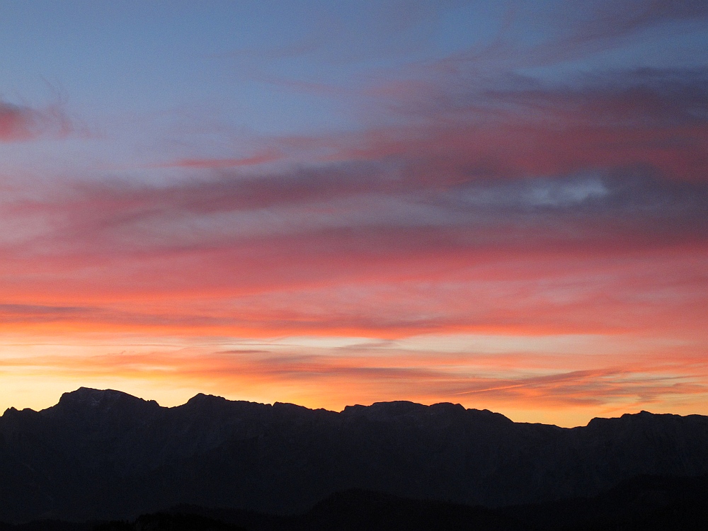 Sonnenaufgang am Traunstein