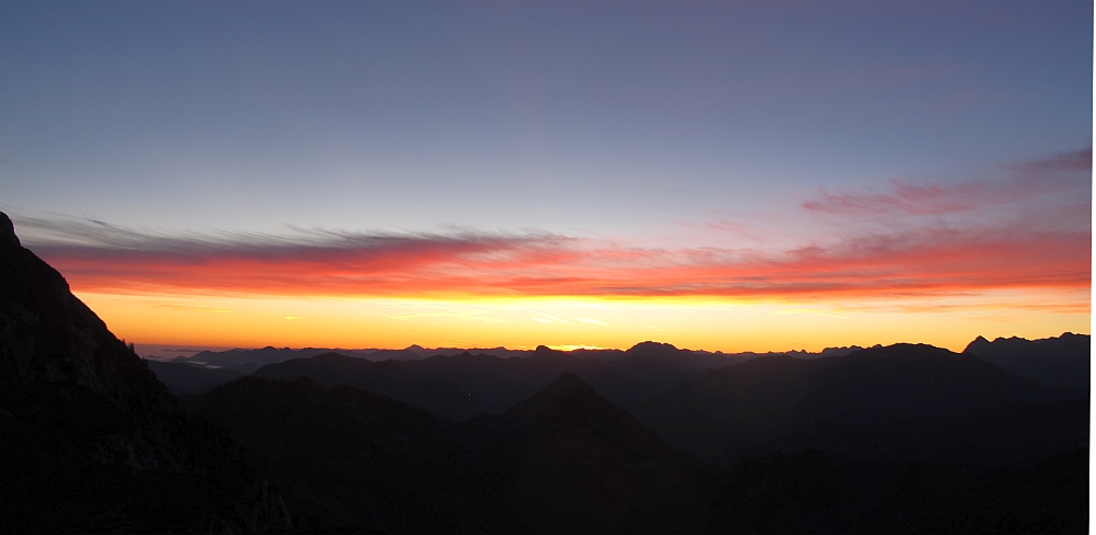 Sonnenaufgang am Traunstein