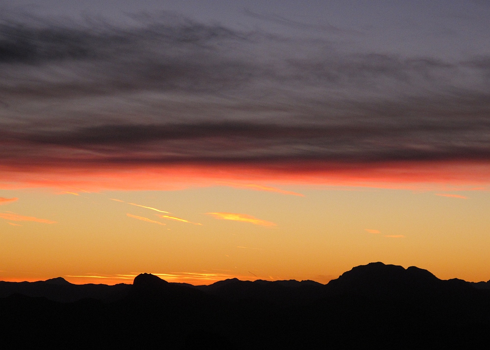 Sonnenaufgang am Traunstein