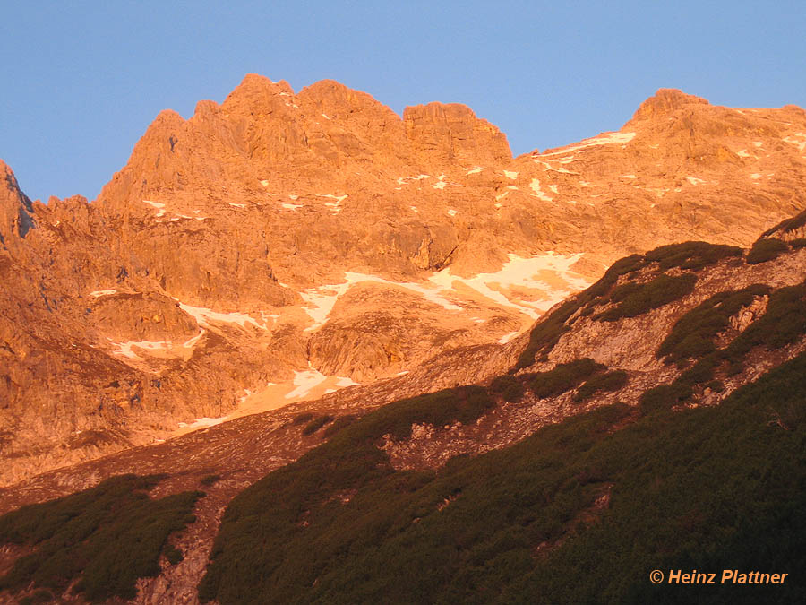 Sonnenaufgang Klinserscharte