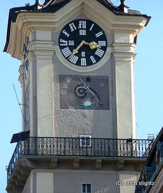 Sonnenuhr Landhaus Linz