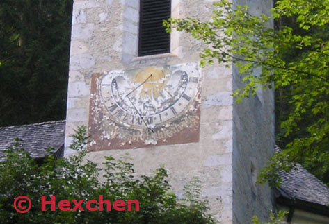 Sonnenuhr, Lindenkirche bei St. Georgenberg