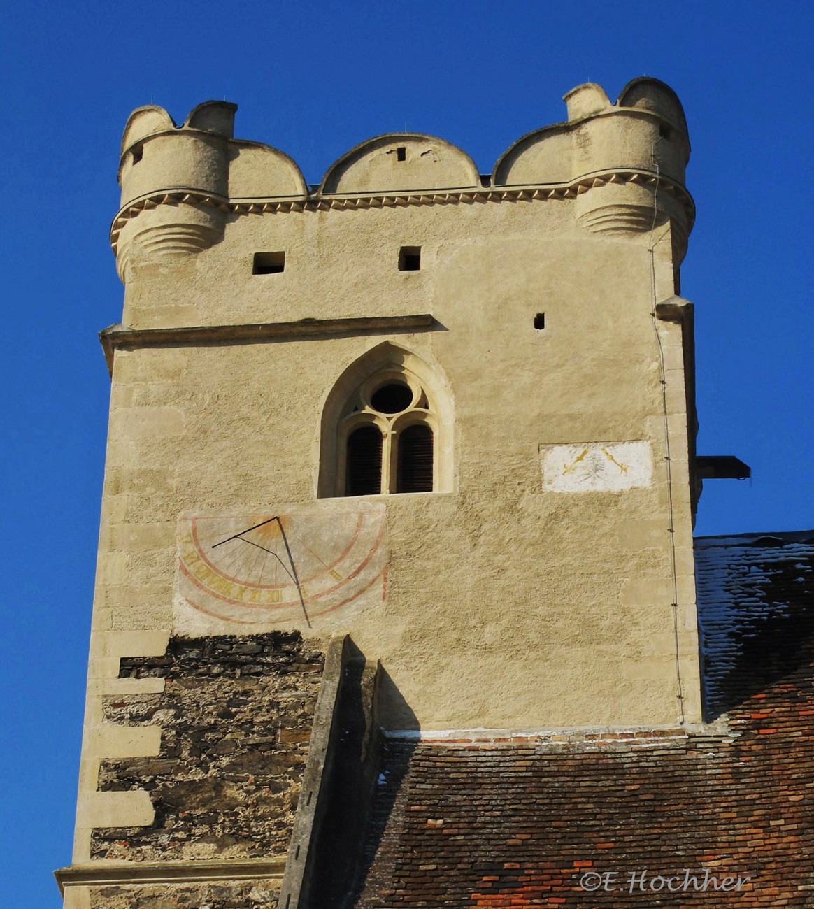 Sonnenuhr Wehrkirche St. Michael