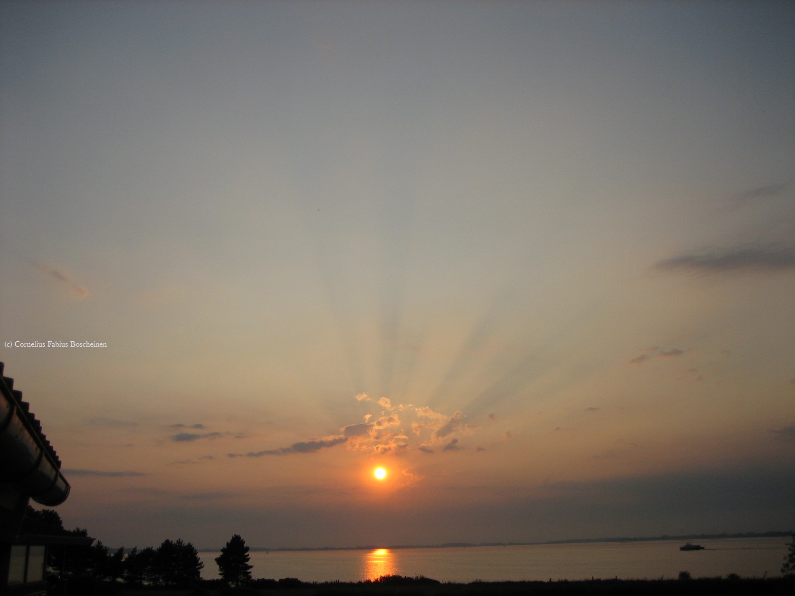 Sonnenuntergang im hohen Norden in Dänemark