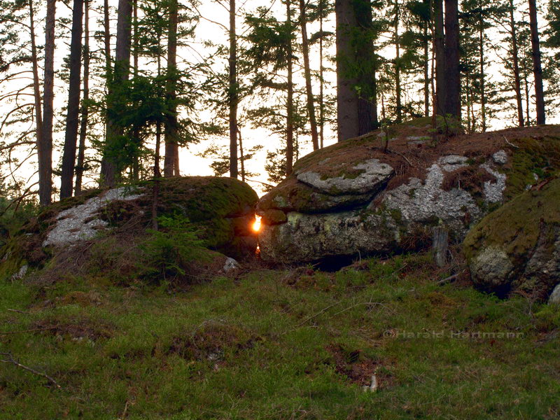 Sonnenuntergang im Waldviertel