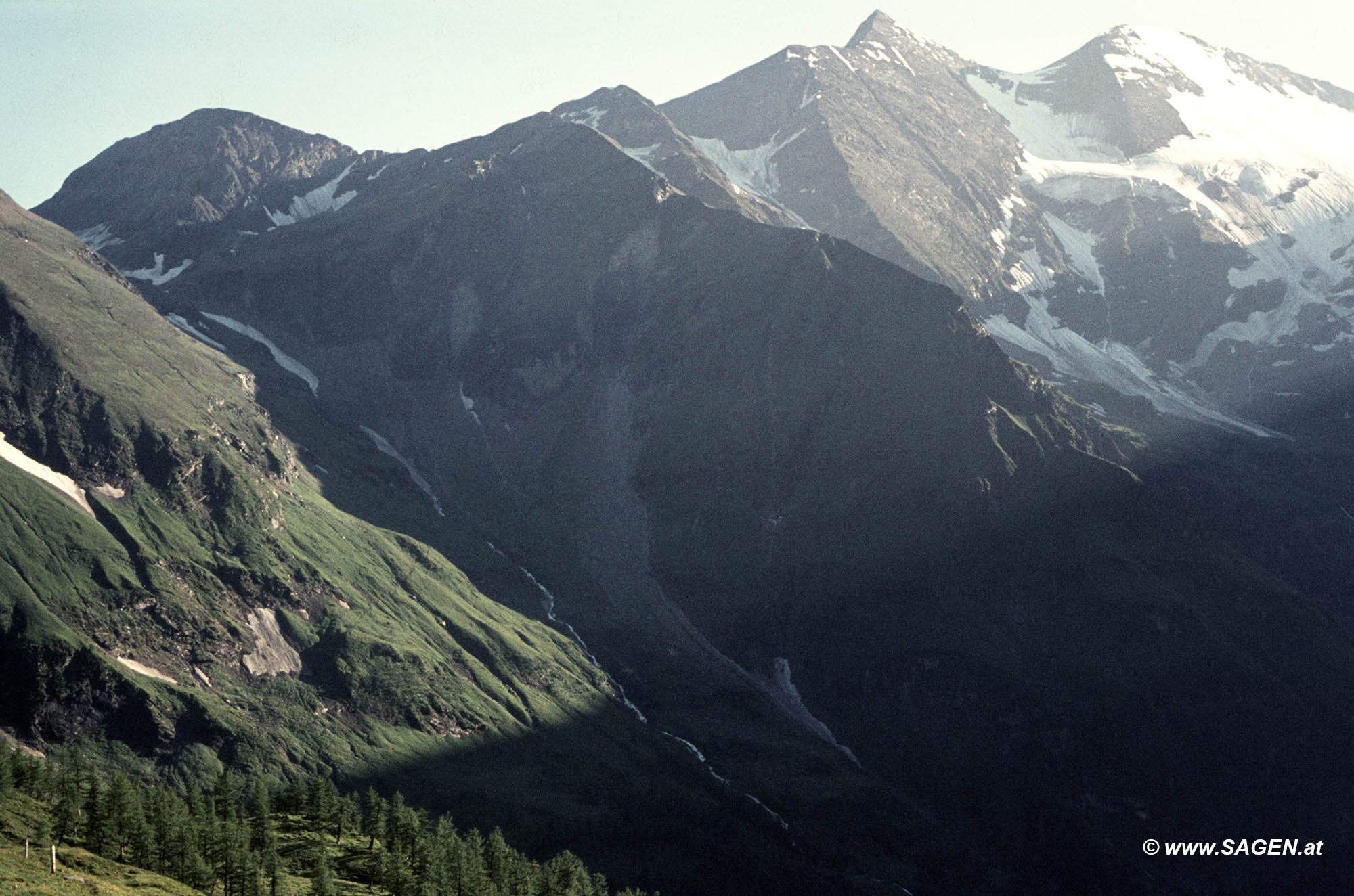 Sonnenwelleck, Fuscherkarkopf von der Glocknerstraße