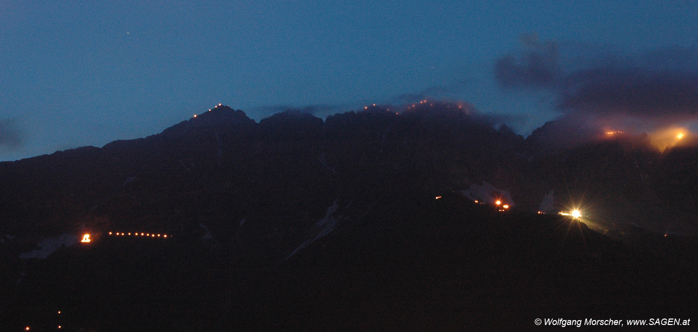 Sonnwendfeuer Innsbruck 2012