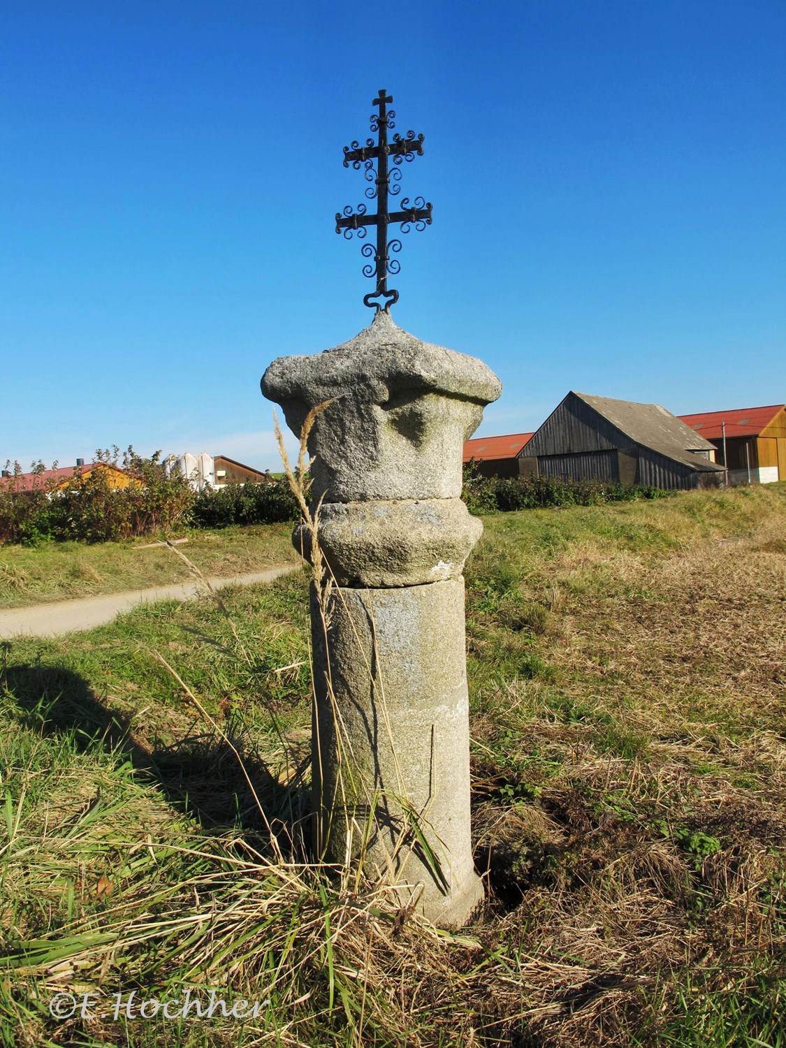 Spätgotische Granitsäule