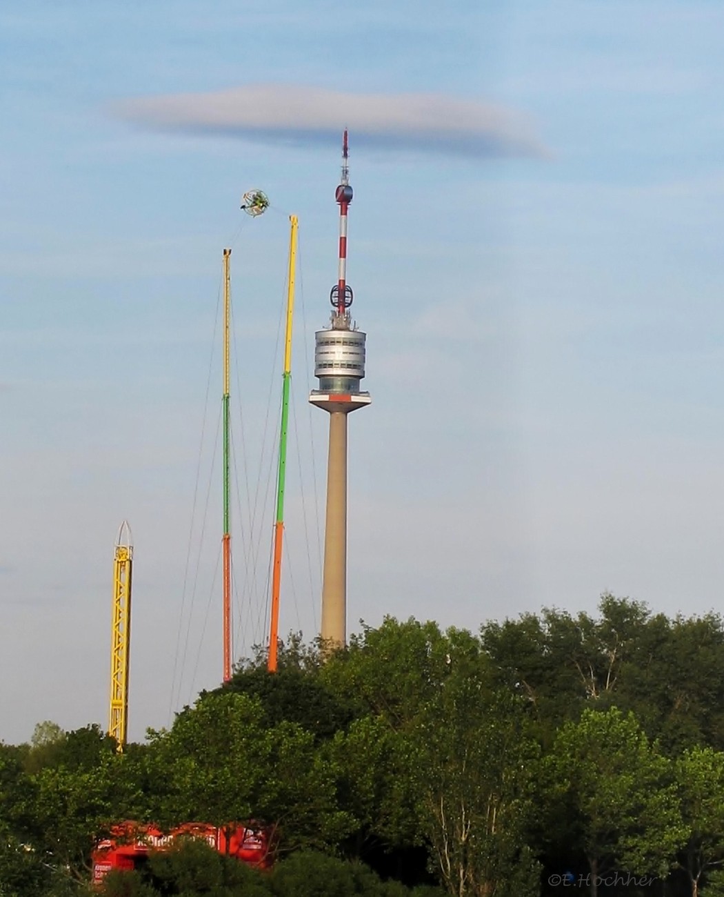 Sprung zum Donauturm