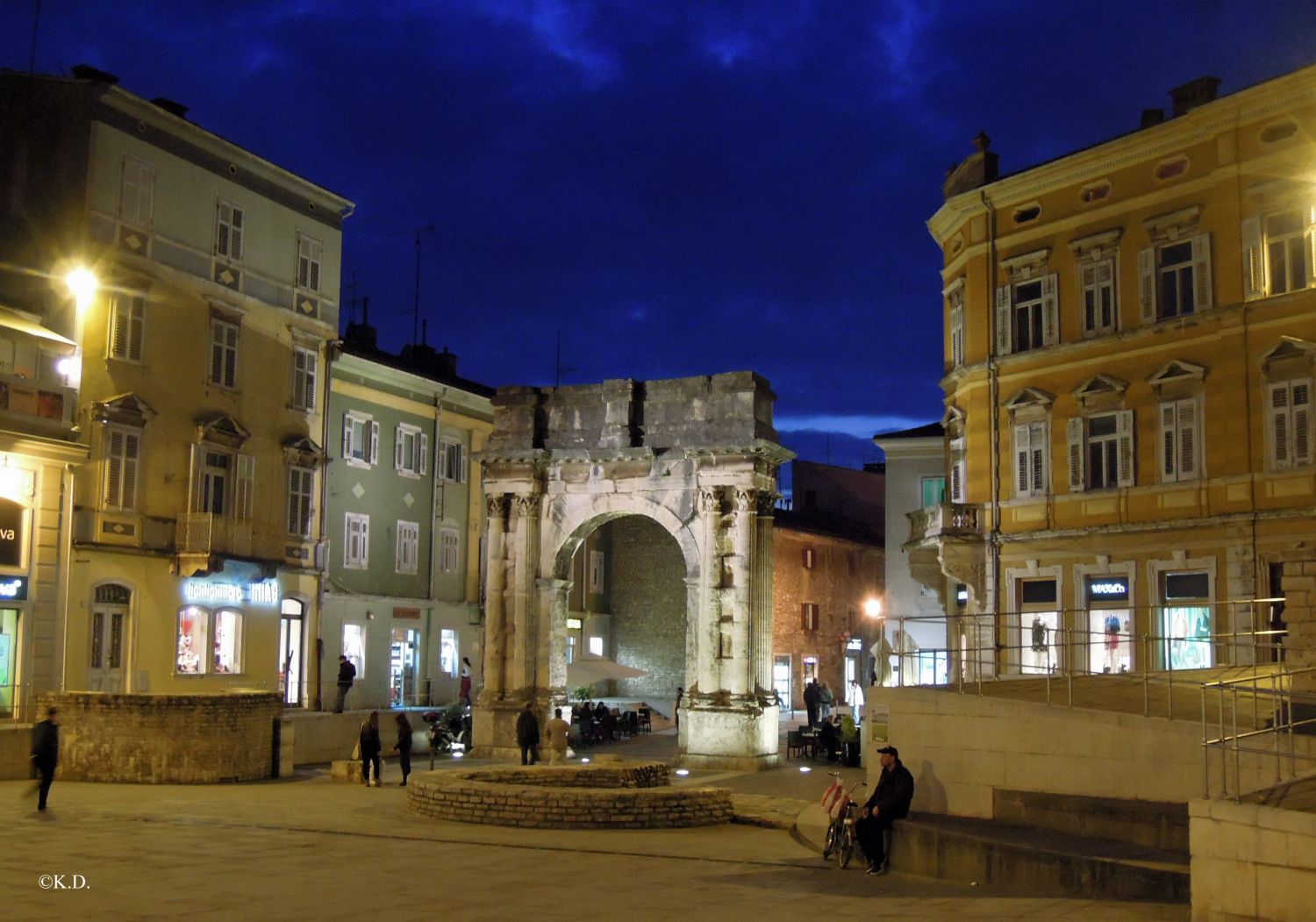 Spuren der Römer in Pula (Kroatien) - Sergierbogen