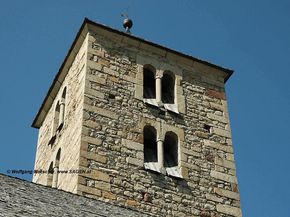 St. Jakob auf Lafenn, Turm-Detail