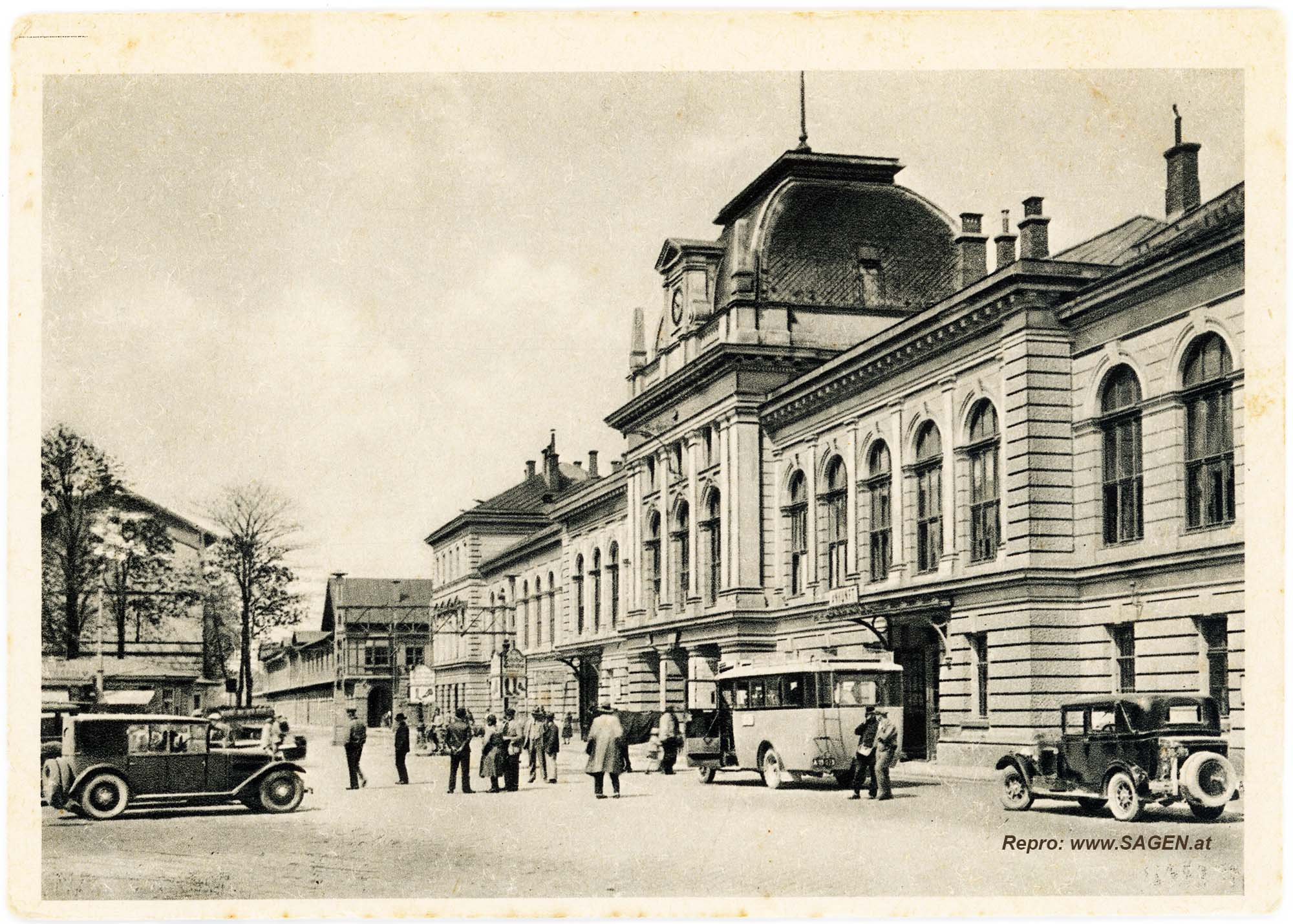 St. Pölten Hauptbahnhof um 1936