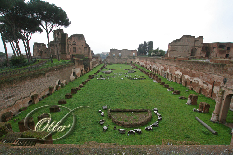 Stadion des Domitian am Palatin in Rom