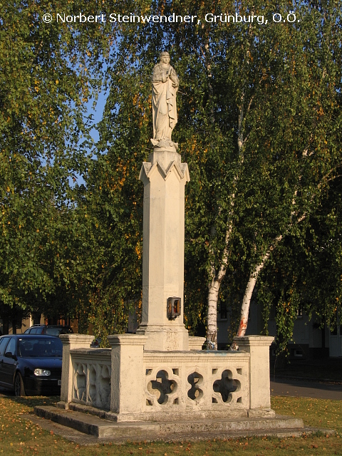 Steinsäule in Wallern (1)