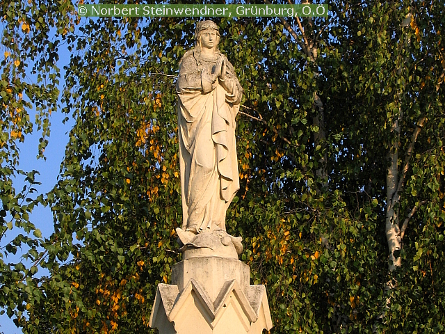 Steinsäule in Wallern (1)