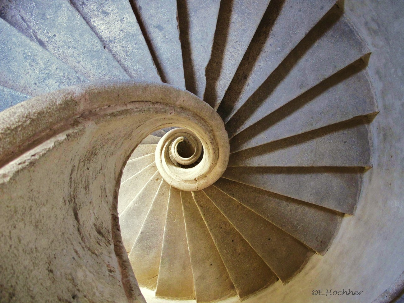 Steinwendeltreppe Schloss Roggendorf