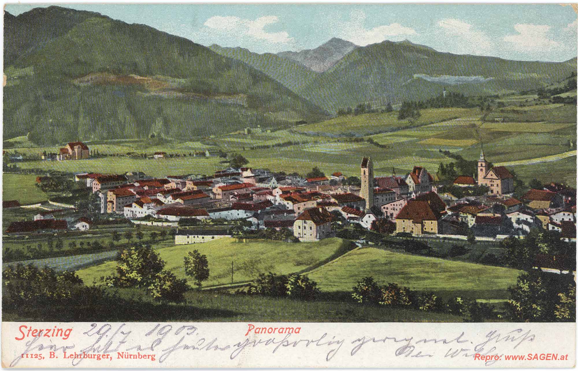 Sterzing Panorama um 1902