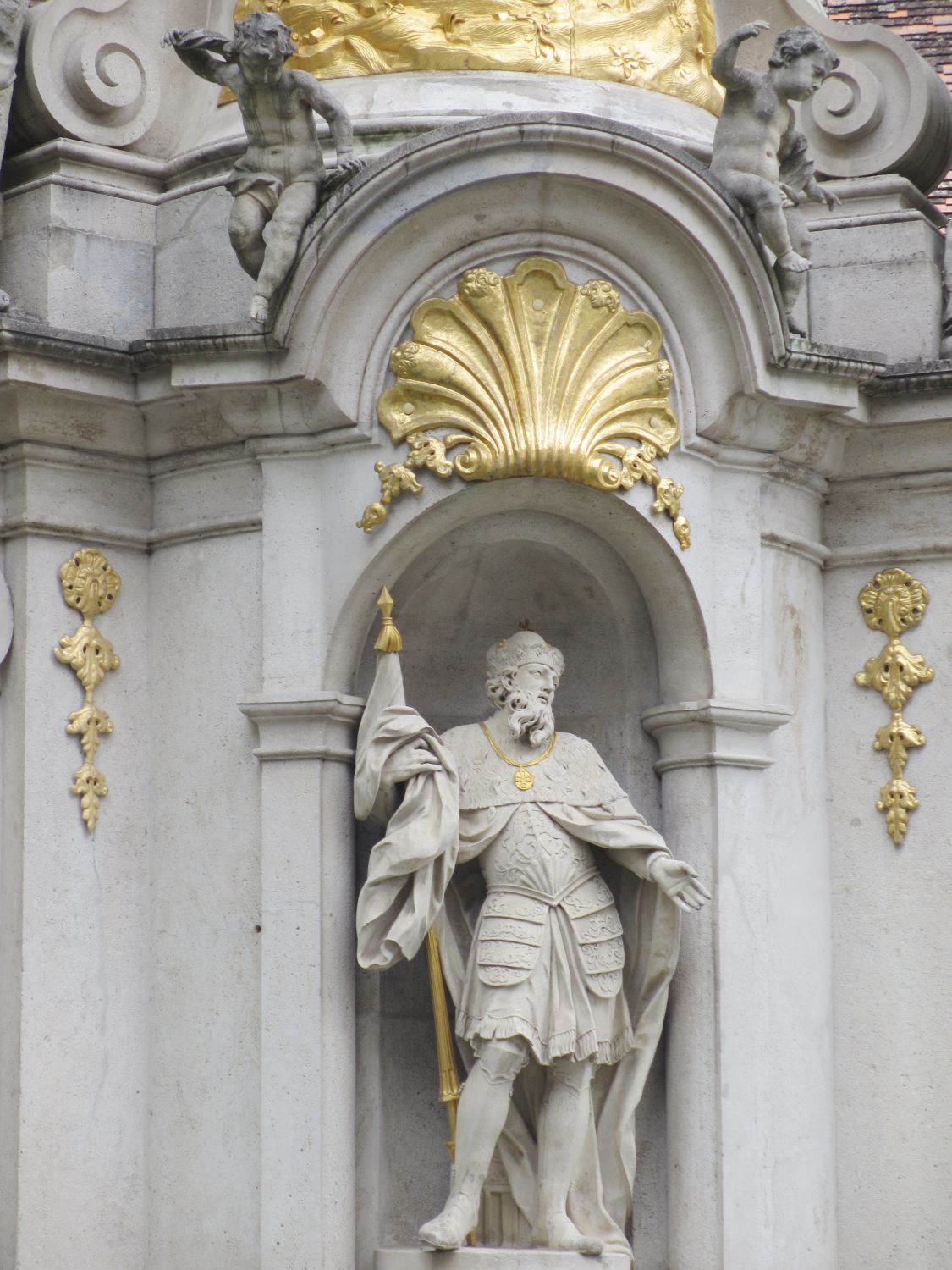 Stift Heiligenkreuz,Detail Fassade Innenhof