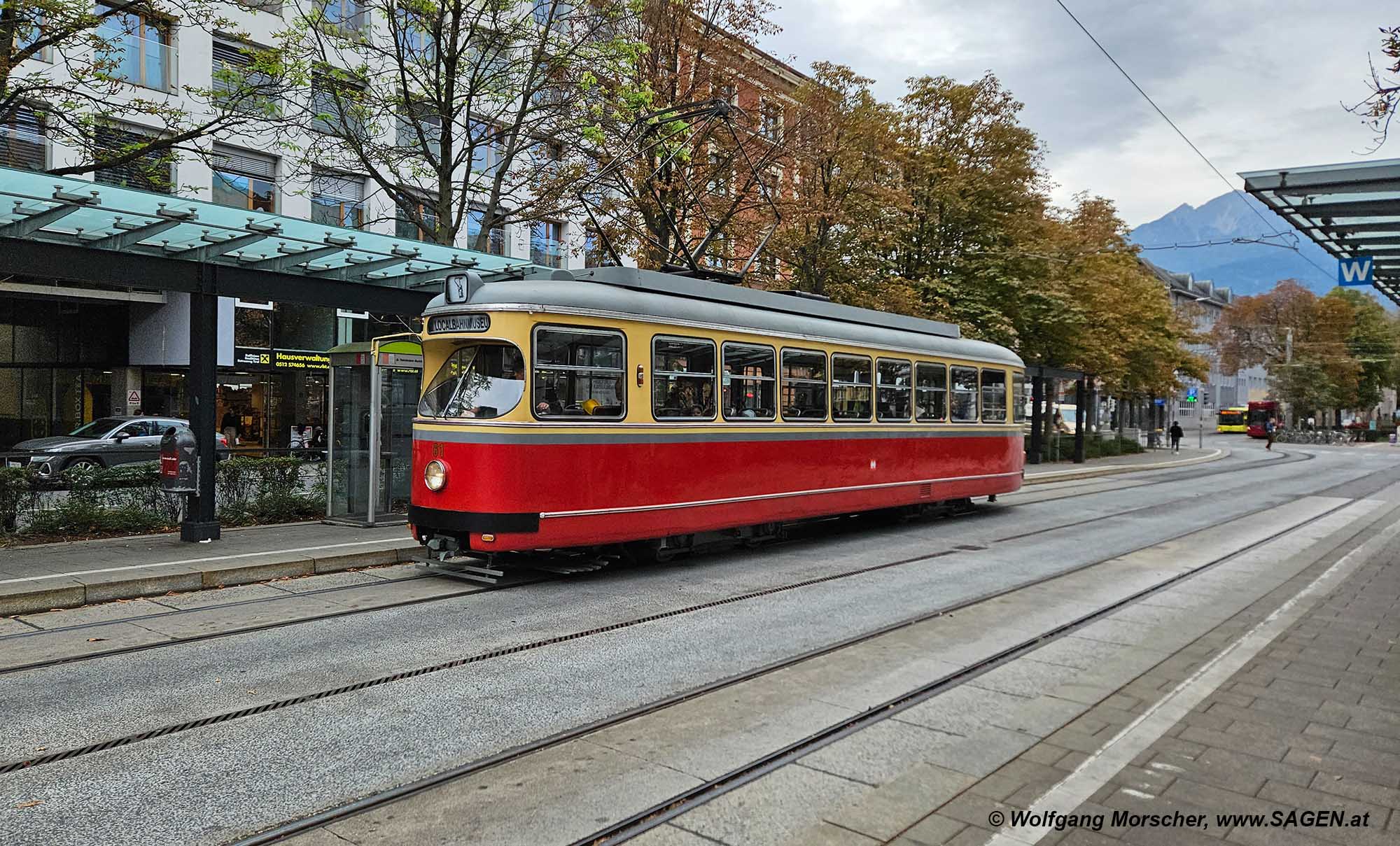 Straßenbahn Localbahnmuseum Innsbruck
