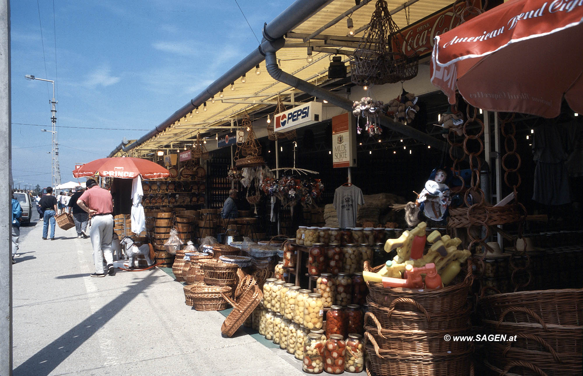 Straßenmarkt Ungarn 1993