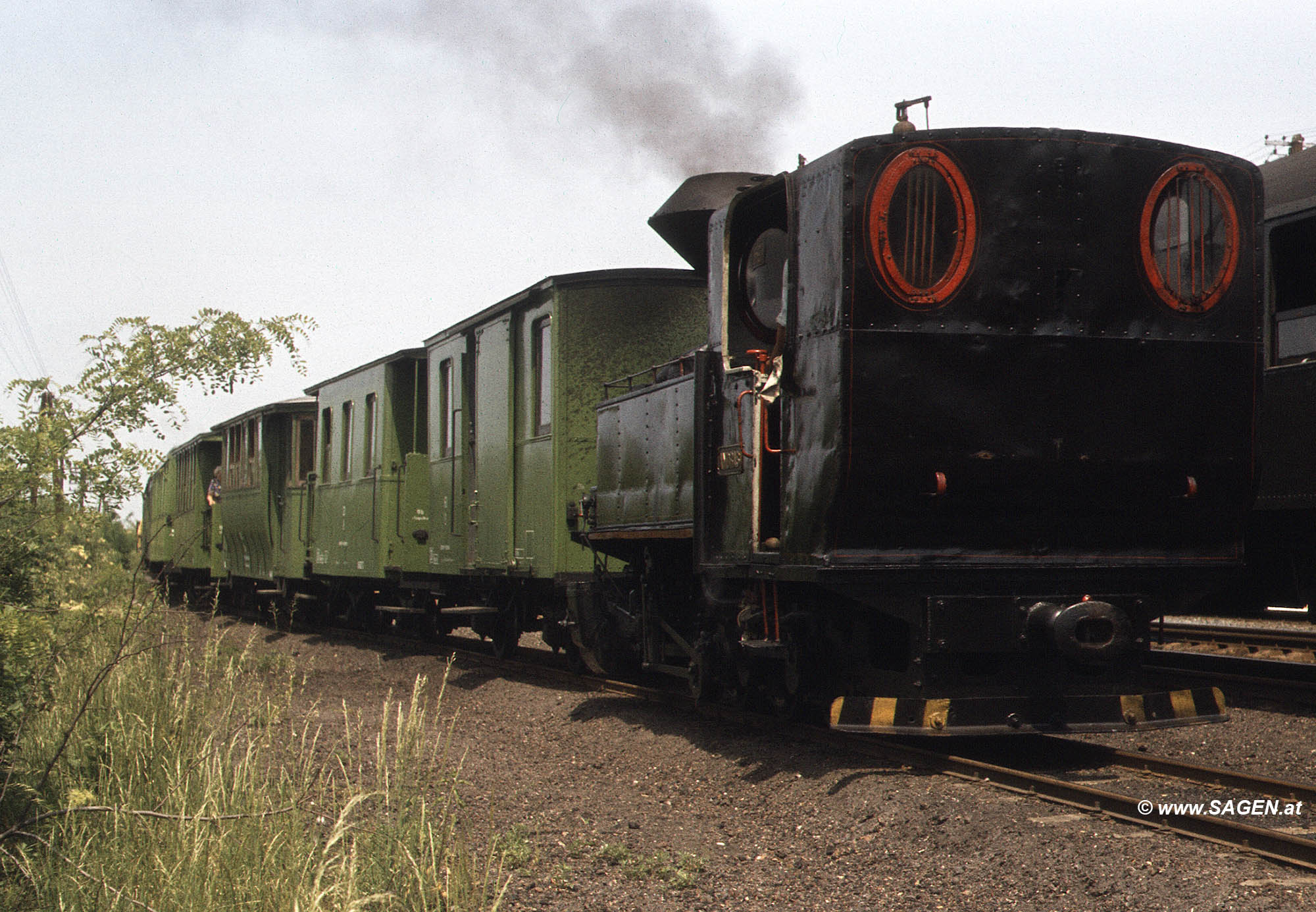 Széchenyi-Museumsbahn Nagycenk in Fertőboz 1979