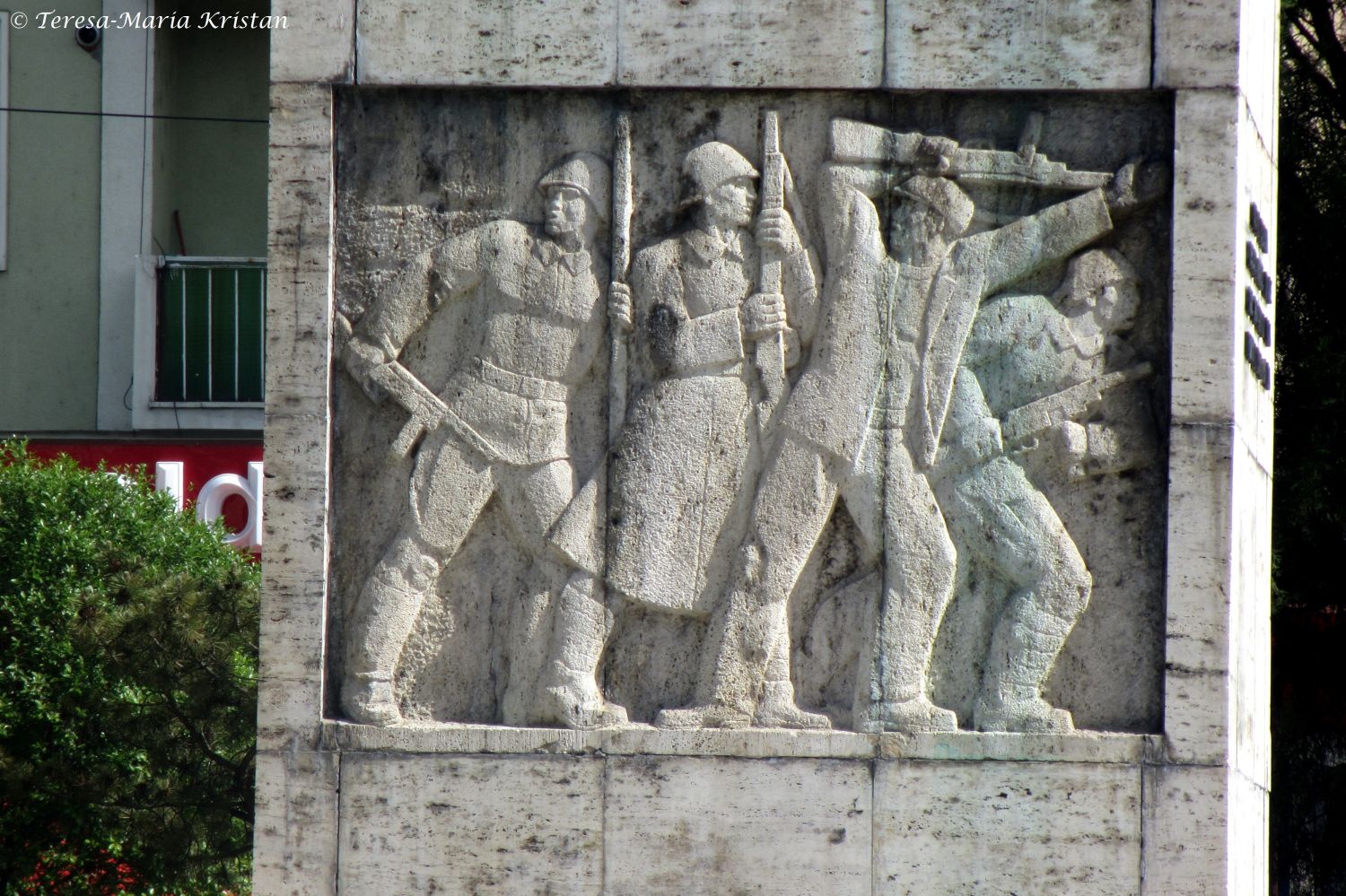 Targu Mures- Detail Kriegerdenkmal