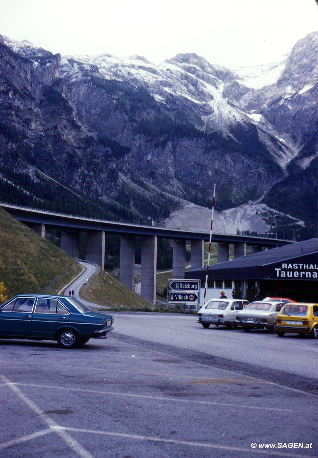 Tauern Autobahn um 1975