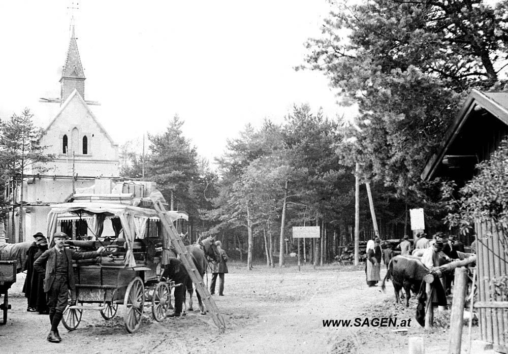 Taxi ins Ötztal um 1902