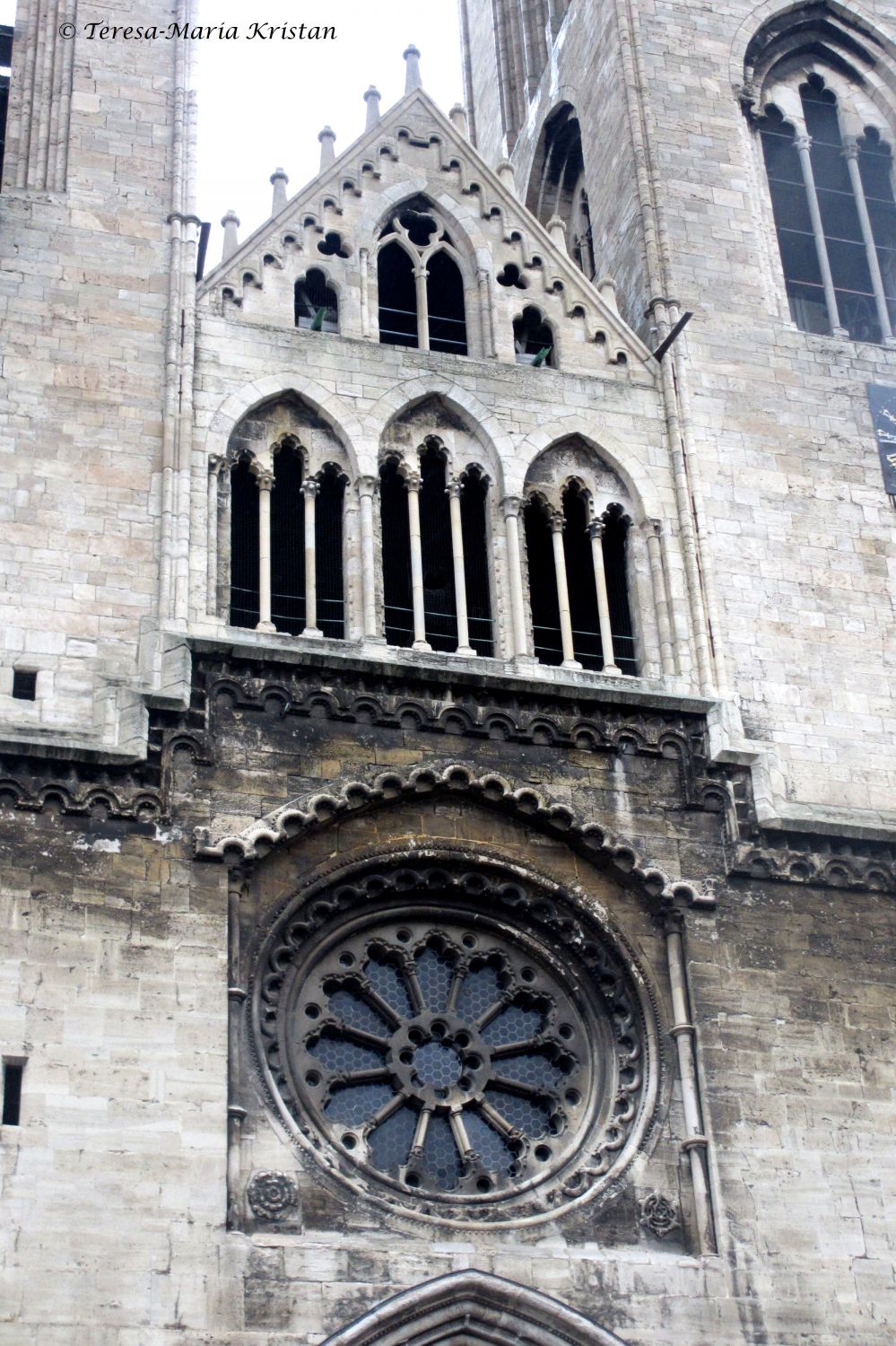 Teil der Hauptfassade, Dom zu Halberstadt