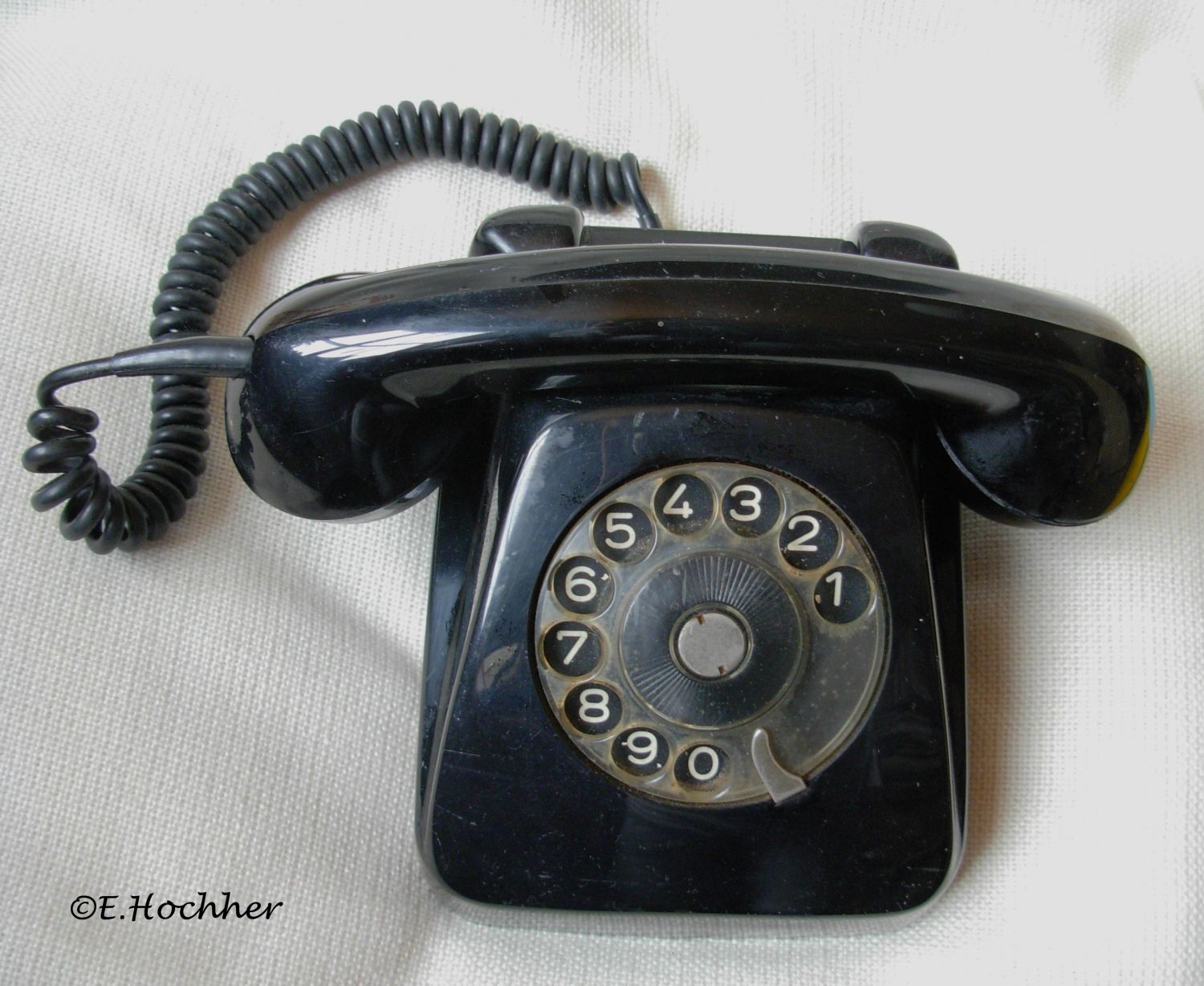 Telefon mit Wählscheibe