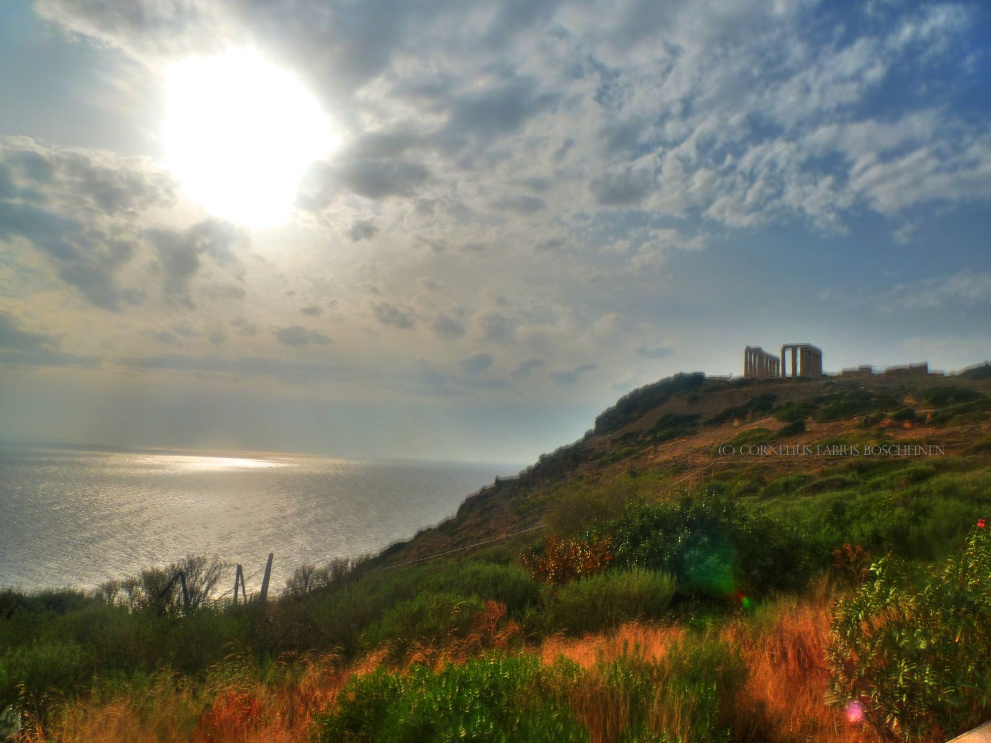 Tempel des Poseidon am Kap Sounion.