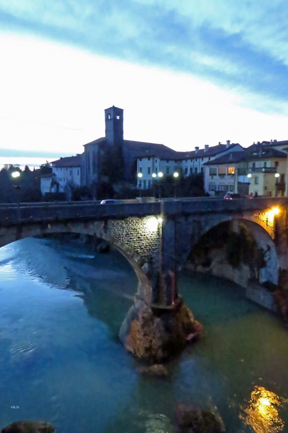 Teufelsbrücke in Cividale del Friuli (Italien)