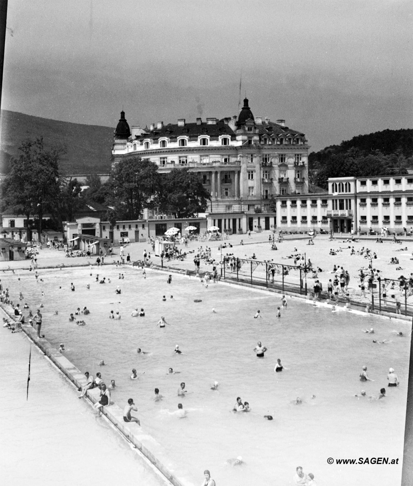 Thermalstrandbad Baden, Sommer 1930