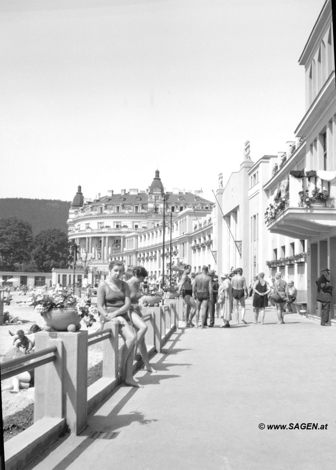 Thermalstrandbad Baden, Sommer 1930